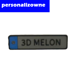 tablica rejestracyjna z personalizacją