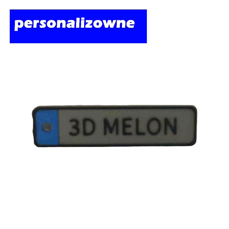 tablica rejestracyjna z personalizacją