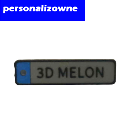 tablica rejestracyjna z personalizacją