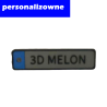 tablica rejestracyjna z personalizacją